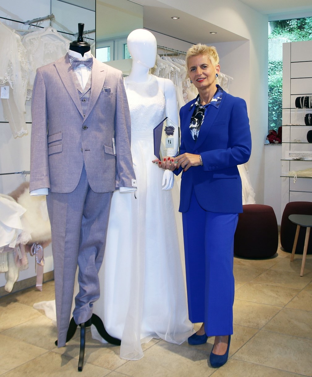Sabine Kuch mit dem Global Wedding Award 2024